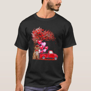 Cockapoo Sunglasses Hearts Tree Pickup Truck  Coup T-Shirt