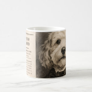 Cockapoo Vintage Newspaper Coffee Mug