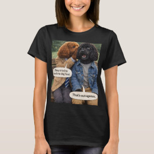 Cockapoo Whisper Shirt   Funny Dog gossiping Gift