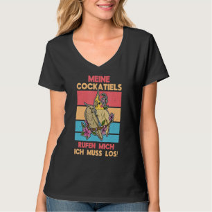 Cockatiel Biologist Ornithologist Birdwatching 11 T-Shirt