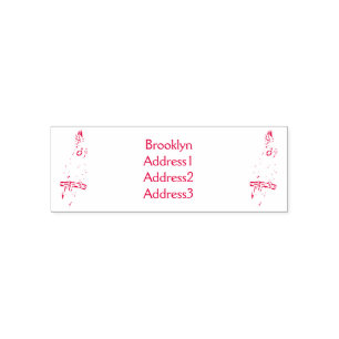 Cockatiel bird cartoon illustration self-inking stamp