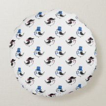 cockatiel bird illustration Throw Pillow