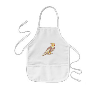 Cockatiel Bird Parrot Kids Apron
