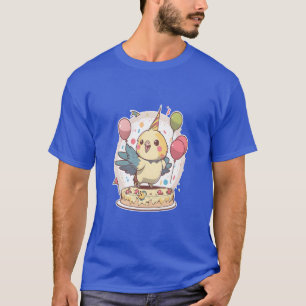 Cockatiel Birthday Parrot Birdheme Party gift T-Shirt