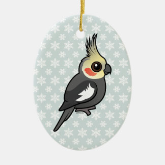 Cockatiel Ceramic Tree Decoration