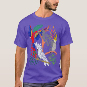 Cockatiel cockatoo bird animal gift parrot vintage T-Shirt