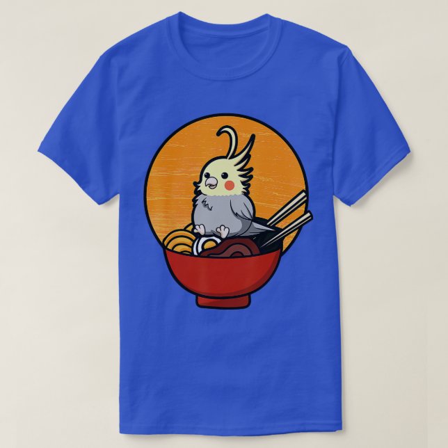 Cockatiel Cockatoo Lutino Quarrion Weiro Bird Parr T-Shirt (Design Front)