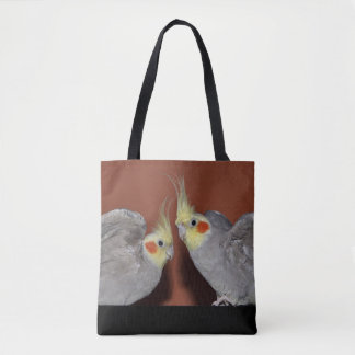Cockatiel Duo All Over Print Bag