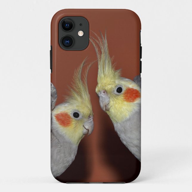 Cockatiel Duo iPhone 11 Case (Back)