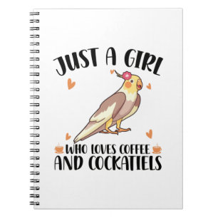 Cockatiel Gift Idea Pet Bird Birds Cockatiels Notebook