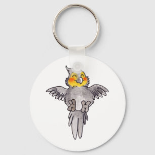 Cockatiel Key Ring