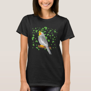 Cockatiel Leprechaun Shamrock St Patricks Day T-Shirt