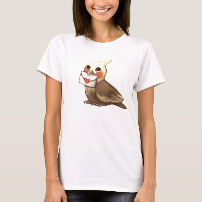 Cockatiel Letter T-Shirt (Front)
