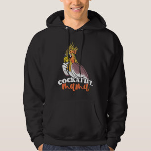 Cockatiel Mama Cute Bird Mom for Parrot Owners Hoodie