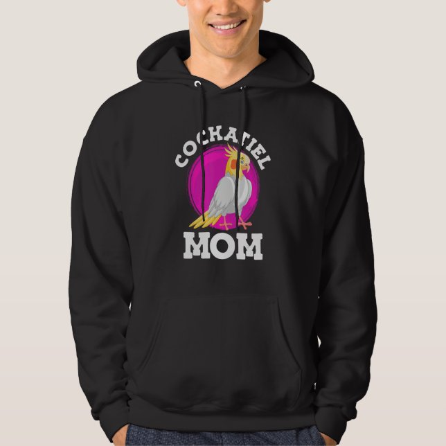Cockatiel Mom Bird  Parakeets Mommy Bird Women Hoodie (Front)