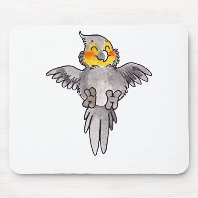 Cockatiel Mouse Mat (Front)