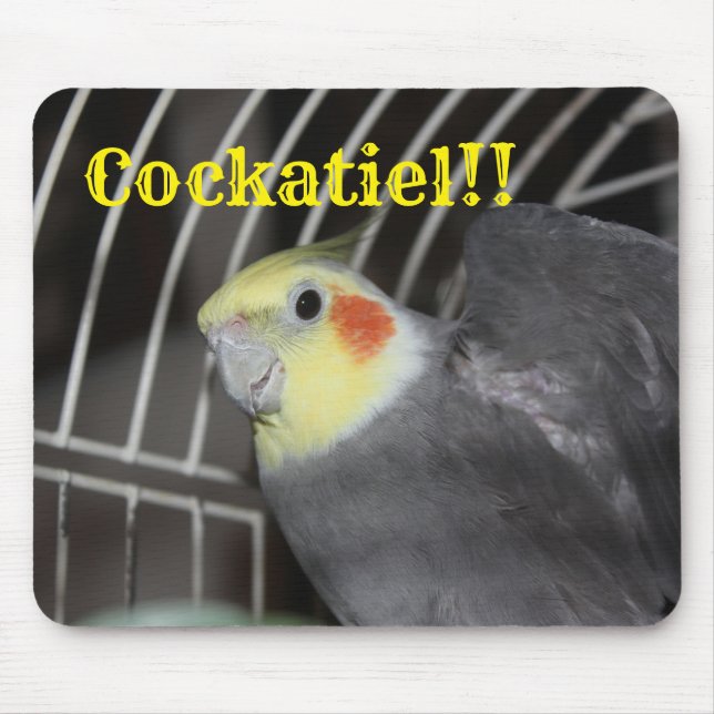 Cockatiel MOUSE PAD (Front)