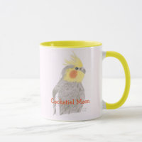 Cockatiel Mum Art Mug