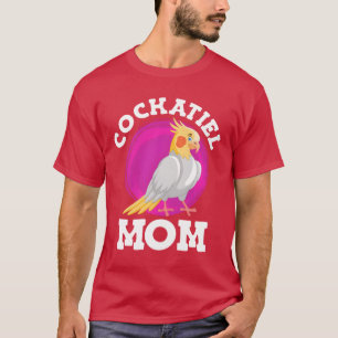 Cockatiel Mum Bird Lover Parakeets Mummy Bird funn T-Shirt