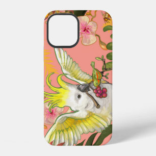 Cockatiel on Pink iPhone 12 Case