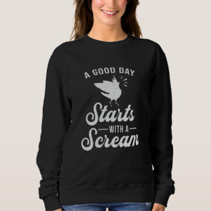 Cockatiel Owners A Good Day Cute Cockatiels Bird Sweatshirt