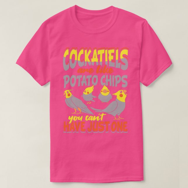 Cockatiel Parrot Bird A Bird Owner T-Shirt (Design Front)