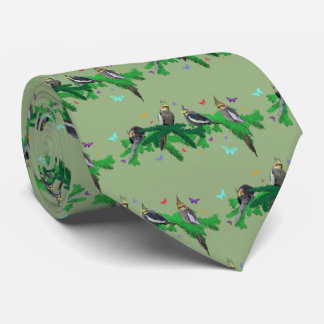 Cockatiel Party Tie (Light Green)