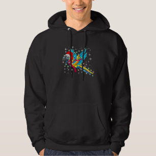 Cockatiel Santa Cockatoo Parrot Christmas Bird 2 Hoodie