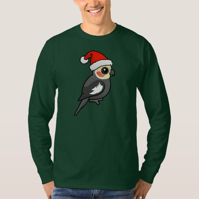 Cockatiel Santa T-Shirt (Front)