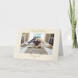 Cockatiels Eating Berries Pet Bird Lover Birthday Card