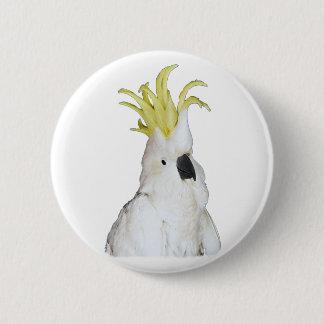 Cockatoo 6 Cm Round Badge