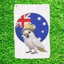 Cockatoo A Little Piece of Australia Golf Towel