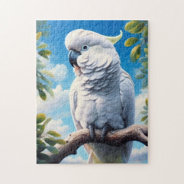 Cockatoo art  jigsaw puzzle (Vertical)