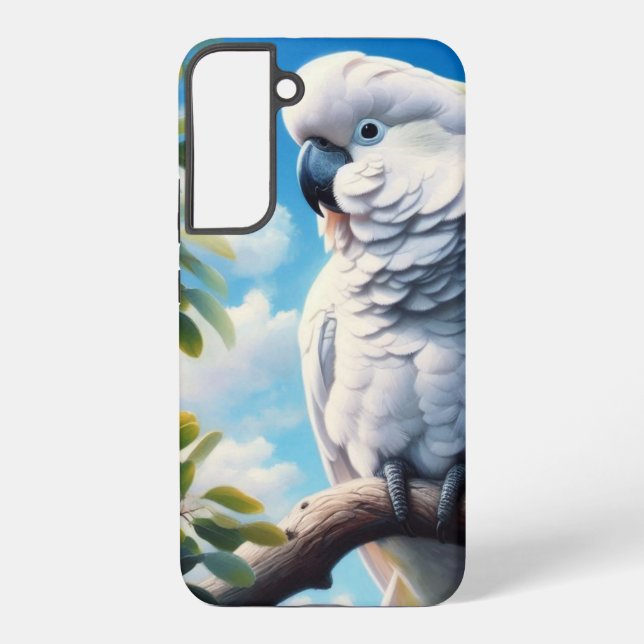Cockatoo art  samsung galaxy s22+ case (Back)