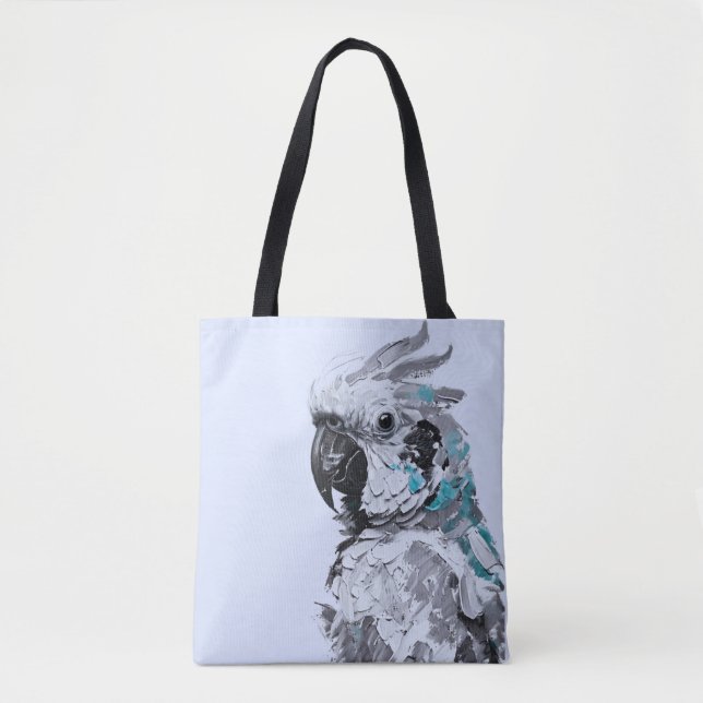 Cockatoo Blue Tote Bag (Front)