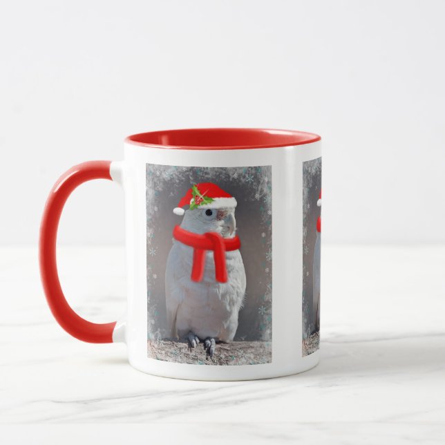 Cockatoo Christmas Mug (Left)