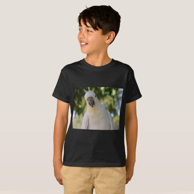 Cockatoo eating nuts T-Shirt (Front Full)