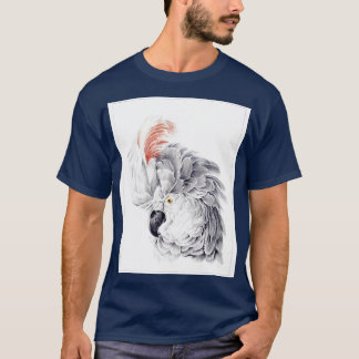 Cockatoo Head Painting T-Shirt