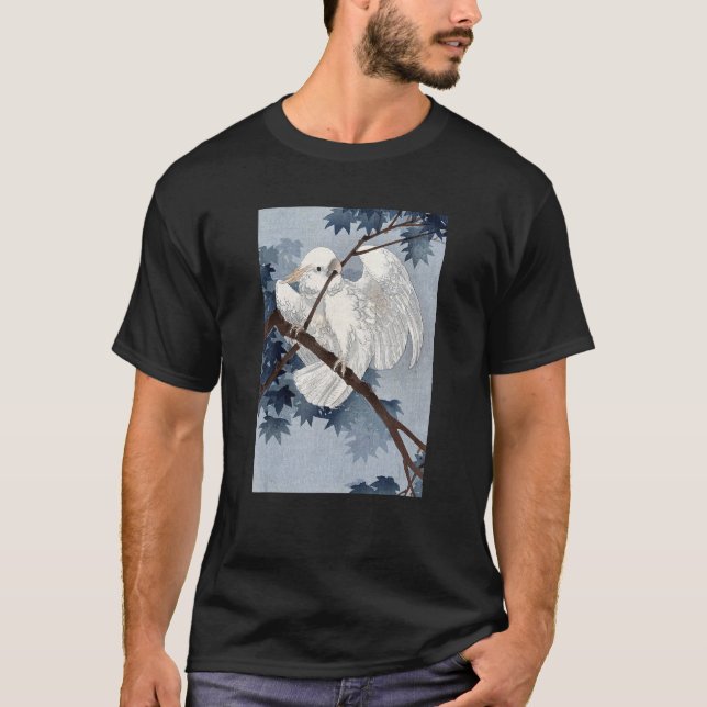 Cockatoo in Tree by Ohara Koson T-Shirt (Front)