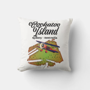 cockatoo island Sydney Australia Cushion