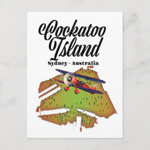 cockatoo island Sydney Australia Postcard