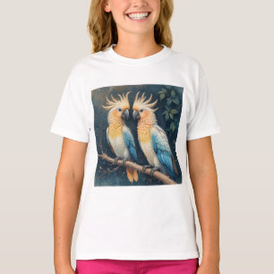 Cockatoo Parrot Couple T-Shirt
