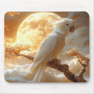 Cockatoo Parrot Fantasy Dreamscape Mouse Mat