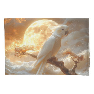 Cockatoo Parrot Fantasy Dreamscape Pillowcase