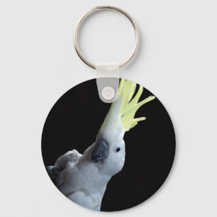 Cockatoo Parrot Key Ring