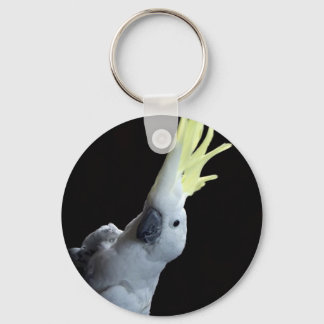 Cockatoo Parrot Key Ring