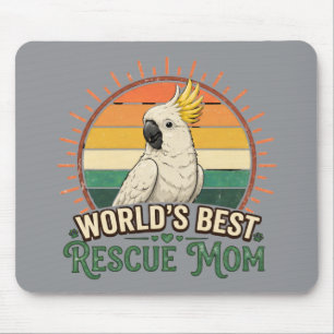 Cockatoo Rescue Bird Mum Mouse Mat