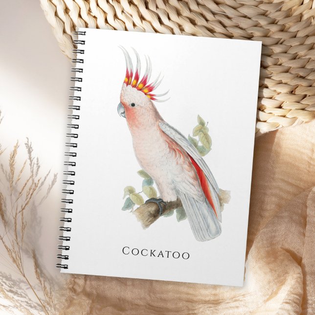 Cockatoo Vintage Bird Parrot Art Notebook (Creator Uploaded)