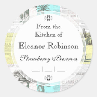 Cockatoos Colonial Dream Classic Round Sticker