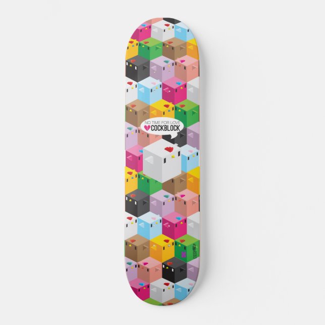 Cockblock Deck Skateboard (Front)